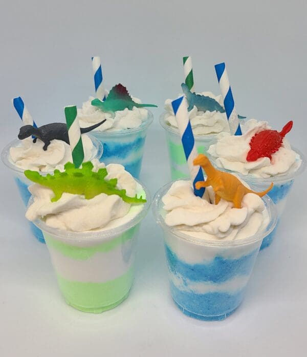 Dinosaur Bubbling Bubbling Smoothie Shots - Sassy Bubbles